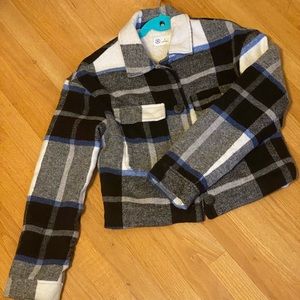 Hurley sherpa plaid jacket